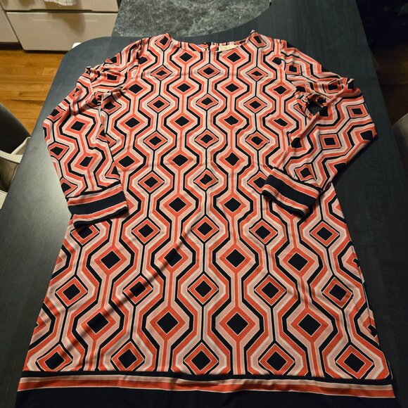 Michael Kors geometric shift dress size Large - Picture 4 of 9